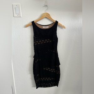 Ali & Jay Mini Lace Black Dress Size XS
